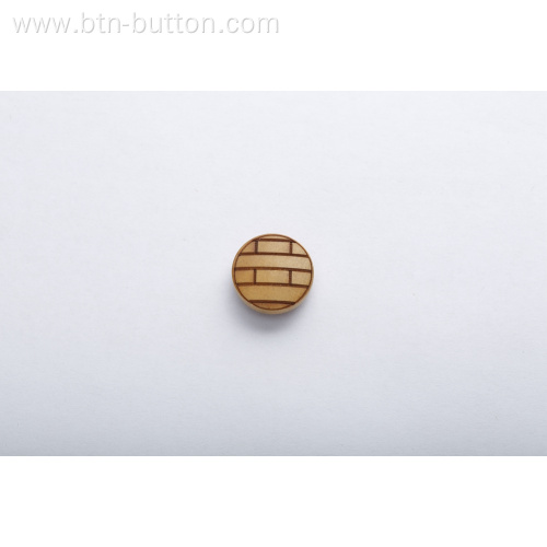 High-quality wooden buttons for suits